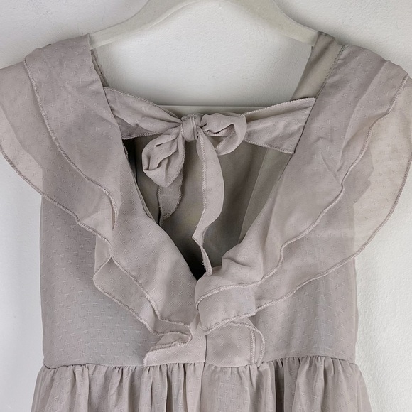 Joyfolie | Cottagecore Photo Shoot Tiered Maxi Sylviane Dress in Light Taupe | 5 - Picture 8 of 15